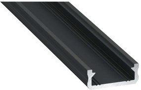 Led-Labs LED profil LUMINES typ D čierny elox 3m