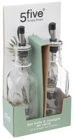 Sklenená fľaša na olej/ocot Twin 160 ml sada 2ks