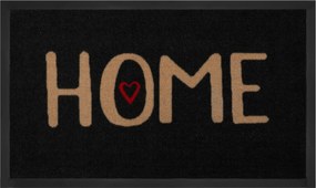 Hanse Home Collection koberce Protiskluzová rohožka Printy 103802 Anthracite Beige - 45x75 cm