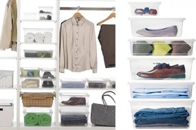 Keeeper Úložný box s vekom BEA Clearbox 18L, 39 x 35,5 x 18 cm