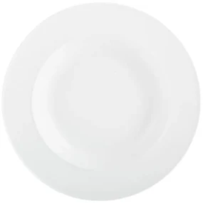 Biely porcelánový hlboký tanier Mikasa Ridget, ø 30 cm