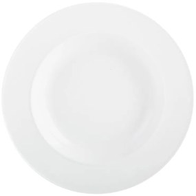 Biely porcelánový hlboký tanier Mikasa Ridget, ø 30 cm