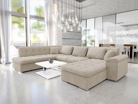 Rohová sedačka Tony s funkciou spania, Dostupné poťahy: Nazar 225.02, Strana: Pravá - U