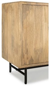 Komoda z mangového dreva v prírodnej farbe 190x85x40 cm Mundra – MOME