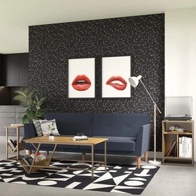 Tmavomodrá rozkladacia pohovka 205 cm Regal - Novogratz