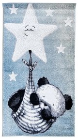 Koberec Frisee Soft Kids 0,8/1,5 A1083 modrý