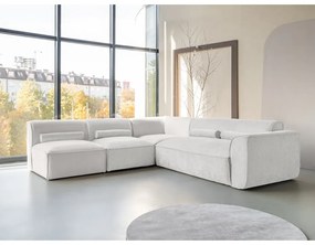 Krémovobiela rohová pohovka (ľavý roh) Flex Felix – Miuform