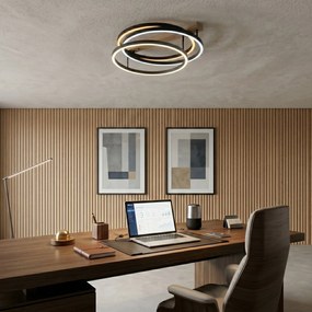 Toolight Toolight, LED stropné svietidlo, 60cm, 70W, 4000K, 3000lm, SWE058-C, čierna matná, OSW-20158
