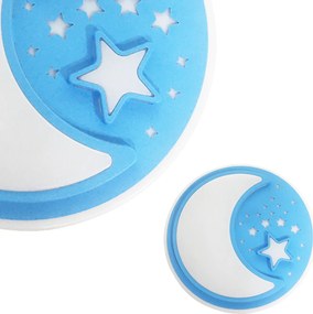 Detské stropné LED svietidlo Note, 1x LED 45w, 3000-6000k, bl, s ovládačom