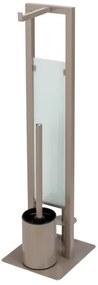 WENKO 25553100 - WC kefa RIVALTA 18x70 cm béžová/čierna