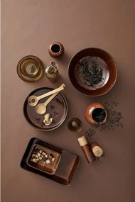 Jantárová keramická súprava mlynčekov na korenie a soľ 2 ks Gastro Amber – Bitz