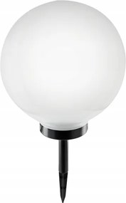 LED solárna lampa LED/1,2V 6500K 200 mAh pr. 30 cm IP44 biela/čierna