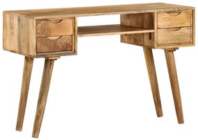 Písací stôl z masívneho mangovníkového dreva 115x47x76 cm