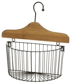 Závesný nástenný úložný kôš s ramienkom - 34*13*35 cm