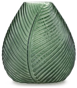 Váza AmeliaHome Terrassa fľašovo zelená, velikost 21x22