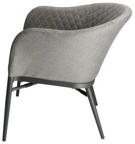 KORAT záhradná stolička s podrúčkami grey