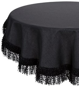 EUROFIRANY OBRUS TINA (FI) 150 CM ČIERNY