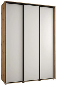 Skriňa 45 Canaris 1 180 artisan/biela/čierna