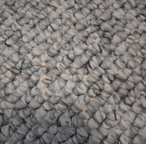Koberec / Behúň Hanse Home Wolly sivý - Zľavnený kus - výrobná vada