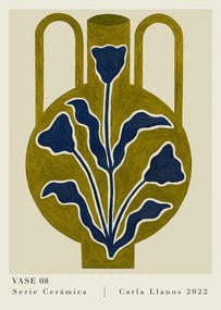 Moikka Plagát Vase 08 by Carla Llanos 30x40