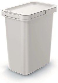 Závesný odpadkový kôš, 12 l, svetlo sivá