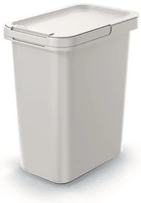 Závesný odpadkový kôš, 12 l, svetlo sivá