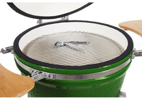 Kamado Keramický gril MAMUT 56cm Zelený