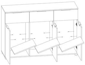 Sconto Komoda MAESTRO dub sanremo svetlý