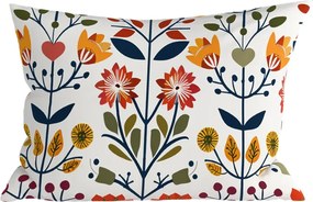 Sada polybavlnených obliečok FOLKLORIA POLY farebné + obliečka na vankúš 50 x 70 cm ZDARMA