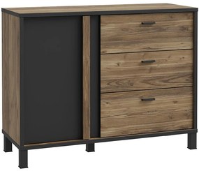 Komoda Haruki HYTK221 alpský smrek/čierna