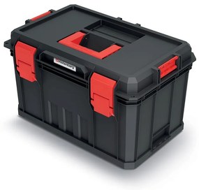 Kufor na náradie C, 2 prepážky + organizéry, čierna