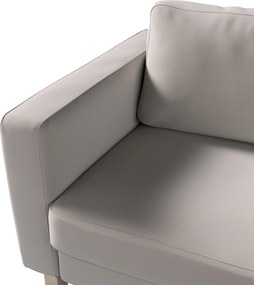 Poťah na sedačku Karlstad (nerozkladací, 3-miestny, krátky) farba produktu béžová látka zamatová