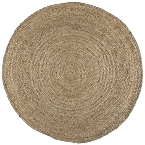 Jutový koberec ROUND NATURAL 120 cm
