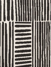 Čierny/krémovobiely okrúhly vnútorný a vonkajší koberec ø 160 cm Haringey Bounds – Ted Baker