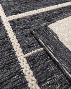 Koberec Velvet beige/petrol blue 160x230cm