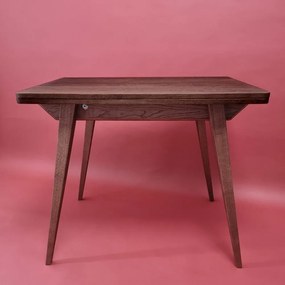 Rozkladací jedálenský stôl s doskou v dekore jaseňového dreva 65x90 cm Envelope – Ragaba