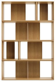 Modulárny policový systém v dekore duba v prírodnej farbe 6 ks 101x152 cm Litto – Kave Home