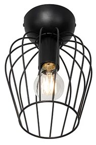 Moderné stropné svietidlo čierne drôtené - Palica