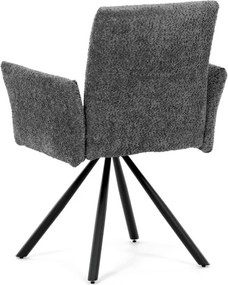 Jedálenská stolička sivá DCH-W1117 GREY2