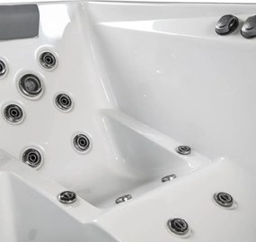 Hanscraft Virivka Plug & Play OKA2 Farba bočníc: Concrete, Farba škrupiny: Pearl white