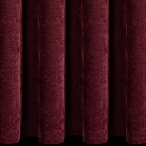 ZÁVES NA KRÚŽKOCH VANI 140X250 CM BORDOVÁ