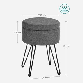 Úložná taburetka LOM002G01