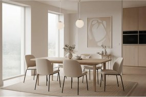 Závesné svietidlo Florence, 2x biele sklenené tienidlo, g/be