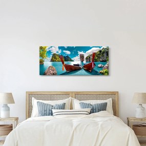 Obraz - Raj na zemi (120x50 cm)