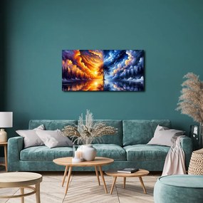 Obraz magický strom života v krajine