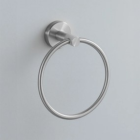 Kúpeľňový vešiak REA MODERN Ring 6610 nikel kartáčovaný