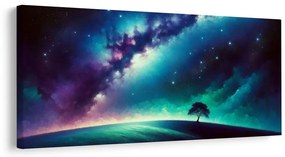 Obraz osamelý strom života v krajine