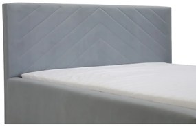 Čalúnená posteľ s úložným priestorom a matracom KOOL 180 x 200 cm Čierna