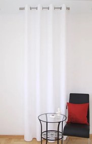 Elegantné hotové závesy do izby bielej farby Dĺžka: 250 cm