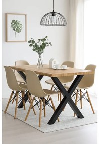 Noela Jedálenský stôl v prírodnom dekore ROBUL 160
